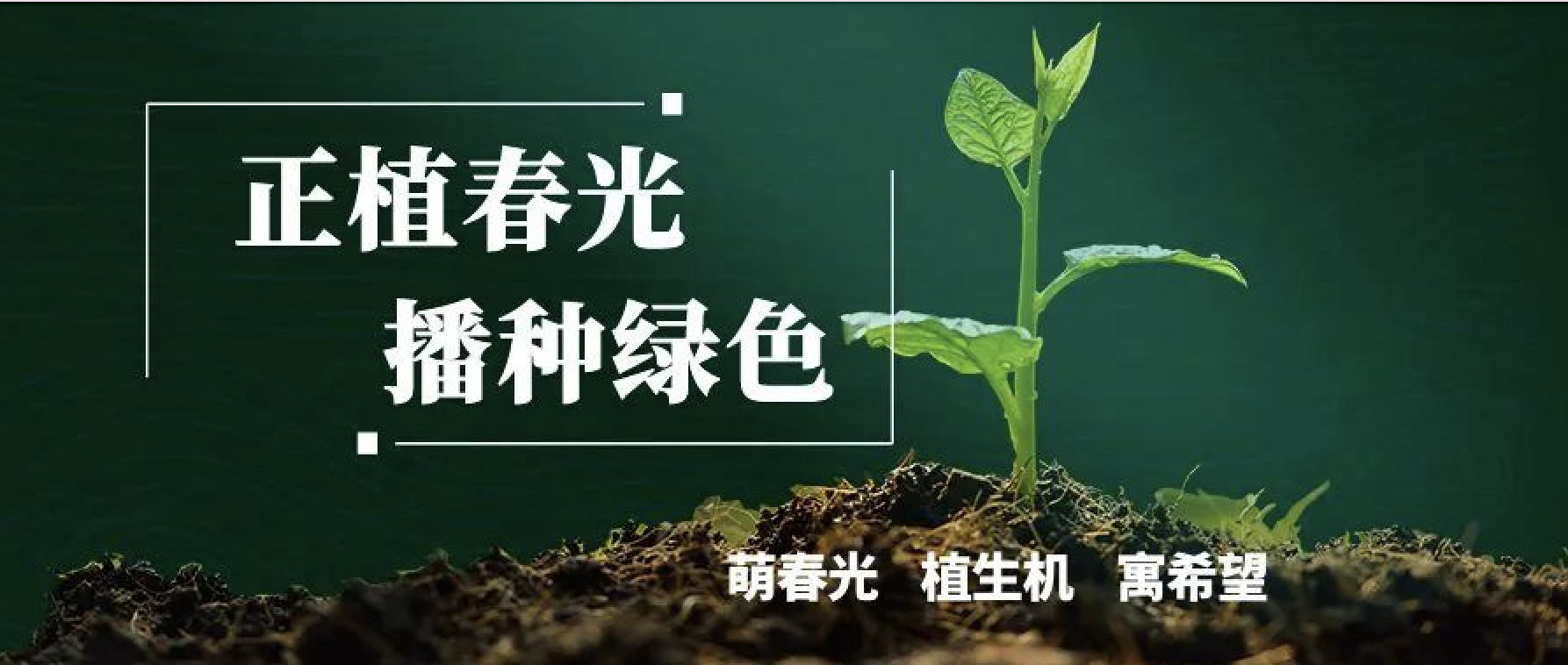 擁抱藍天，共植美好